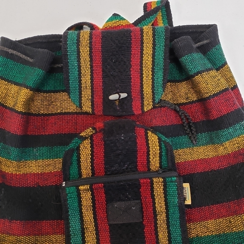 Artesanias Pinzon Boho Hippie Backpack Bag - Picture 7 of 9